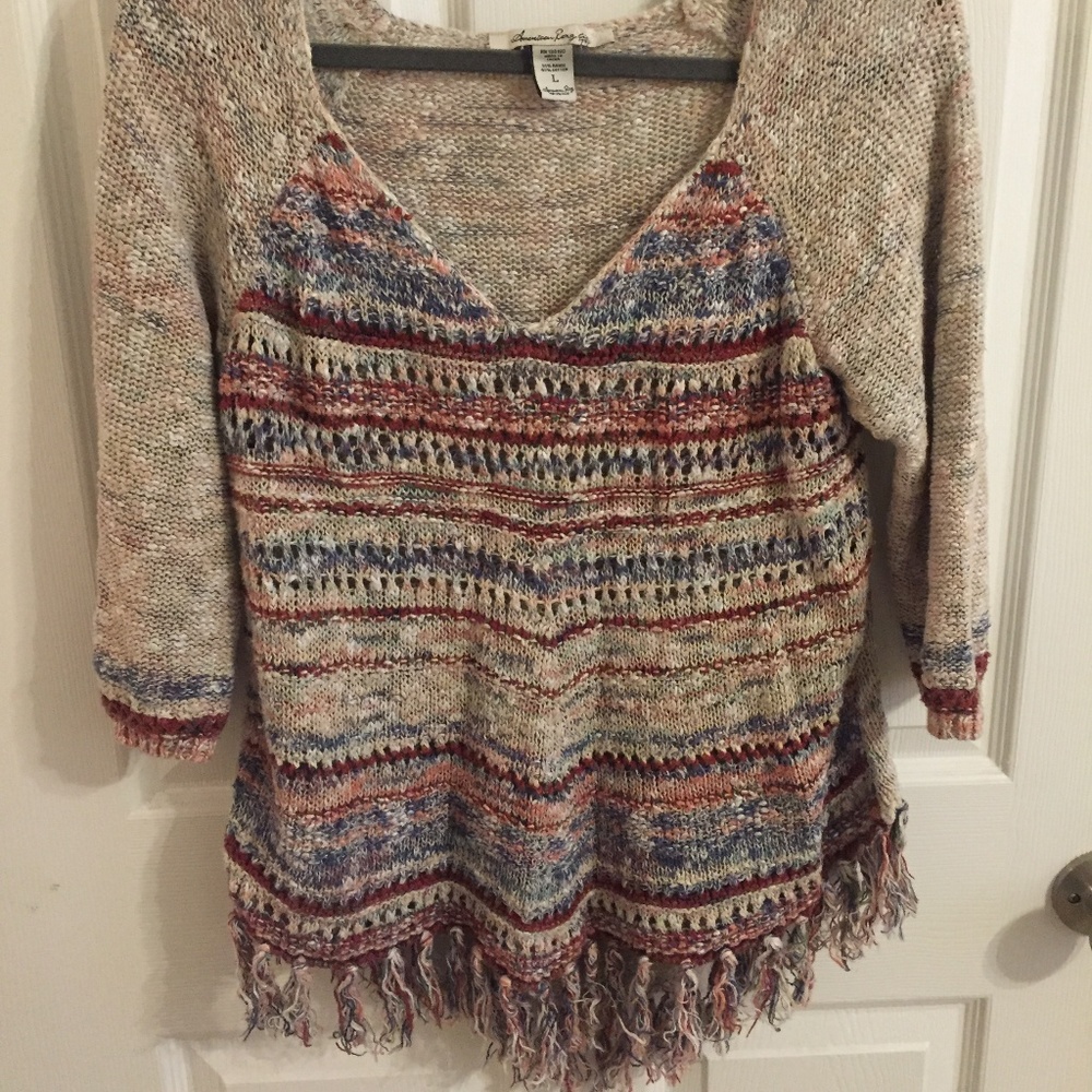 American Rag Cie 1784 3/4 sleeve sweater